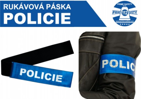 Rukávová páska POLICIE